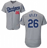 Los Angeles Dodgers #26 Chase Utley Gray 2016 Flexbase Collection Stitched Baseball Jersey DingZhi,baseball caps,new era cap wholesale,wholesale hats